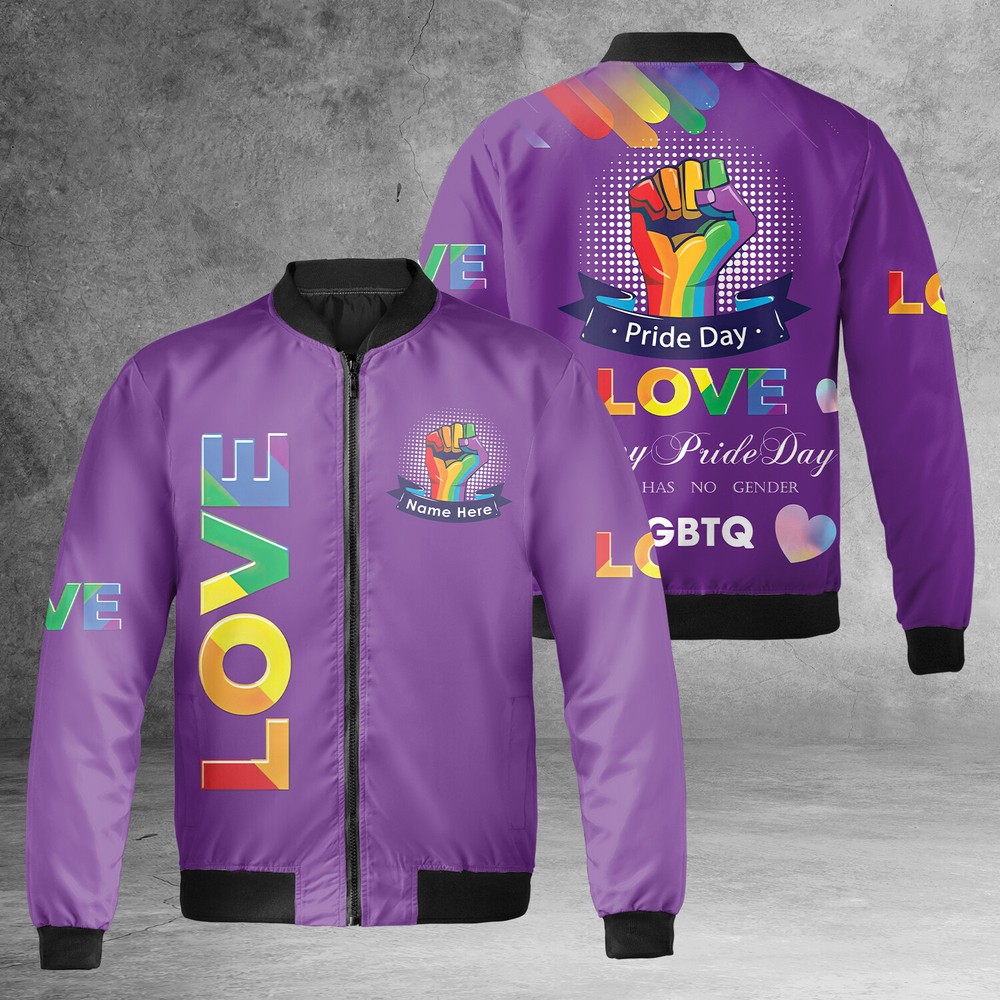 LGBT Pride Day Personalized Gender Love Jacket-image