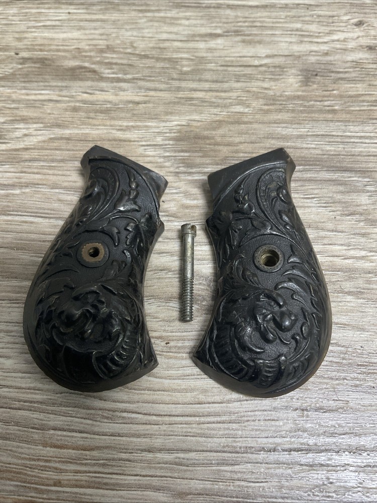 Belgian Bulldog Vintage Revolve  Floral Design GRIPS & SCREW