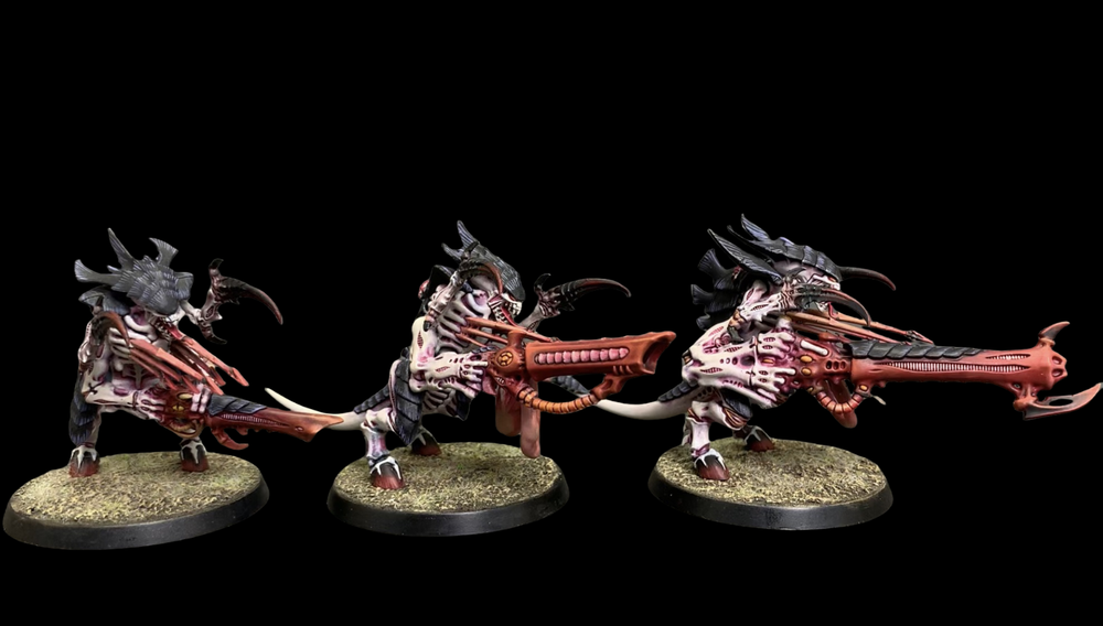 Tyranids Xenos Armies Warriors Warhammer 40K Pro Painted Miniatures Model Army