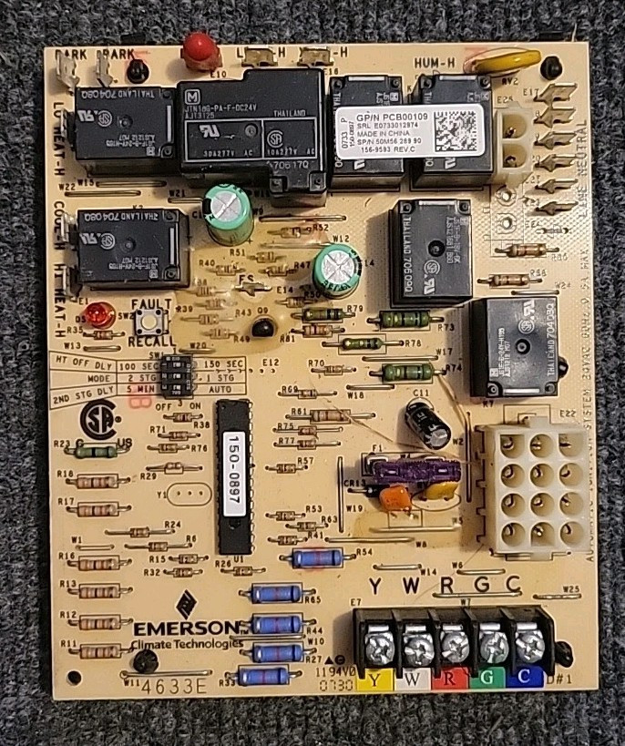 OEM GOODMAN PCB00109 FURNACE CONTROL BOARD HVAC USA SELLER FREE SHIPPING