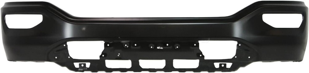 Black Front Bumper Cover Face Bar Steel For 2016 2017 2018 GMC Sierra 1500