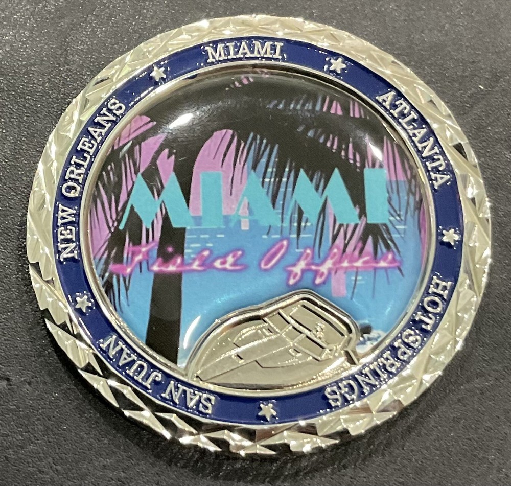 Miami Field Office Diplomatic Security Service Challenge Coin Rarely Seen 🔥