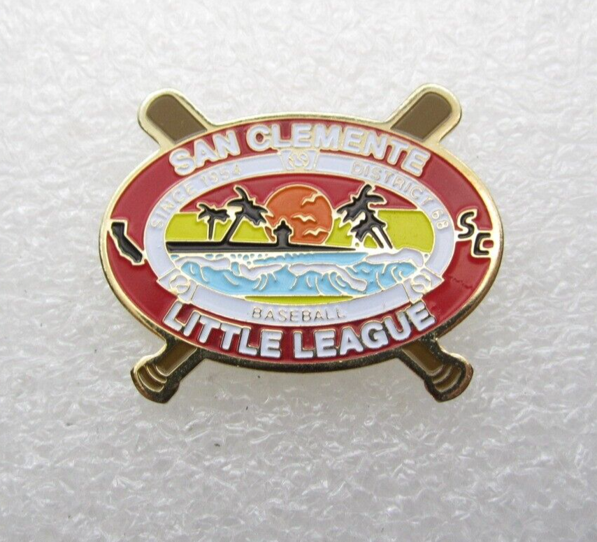 San Clemente Since 1954 District 68 Little League Baseball Lapel Pin (C861)