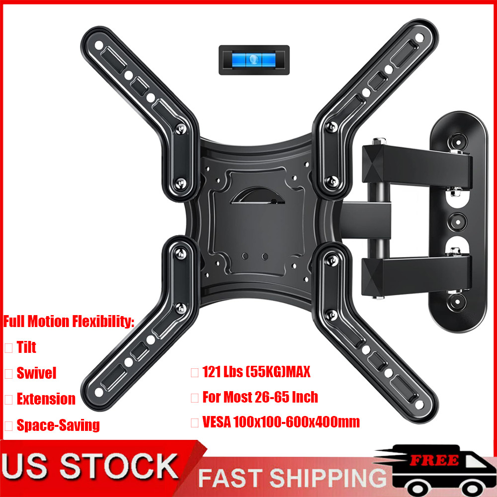 Universal Full Motion TV Wall Mount Bracket for 26