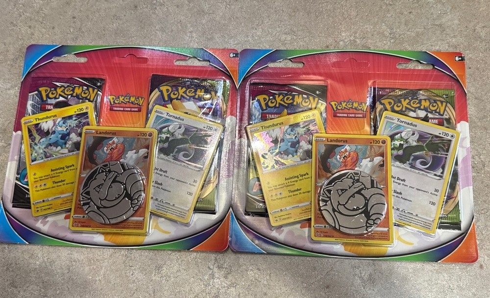 Pokemon Tcg 2 Pack Blister Fusion Strike 3 Promo Forces Of Nature Trio lot of 2