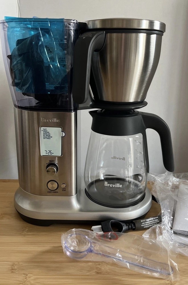 Breville BDC400 BSS Precision Brewer Drip Coffee Maker Glass Stainless Steel