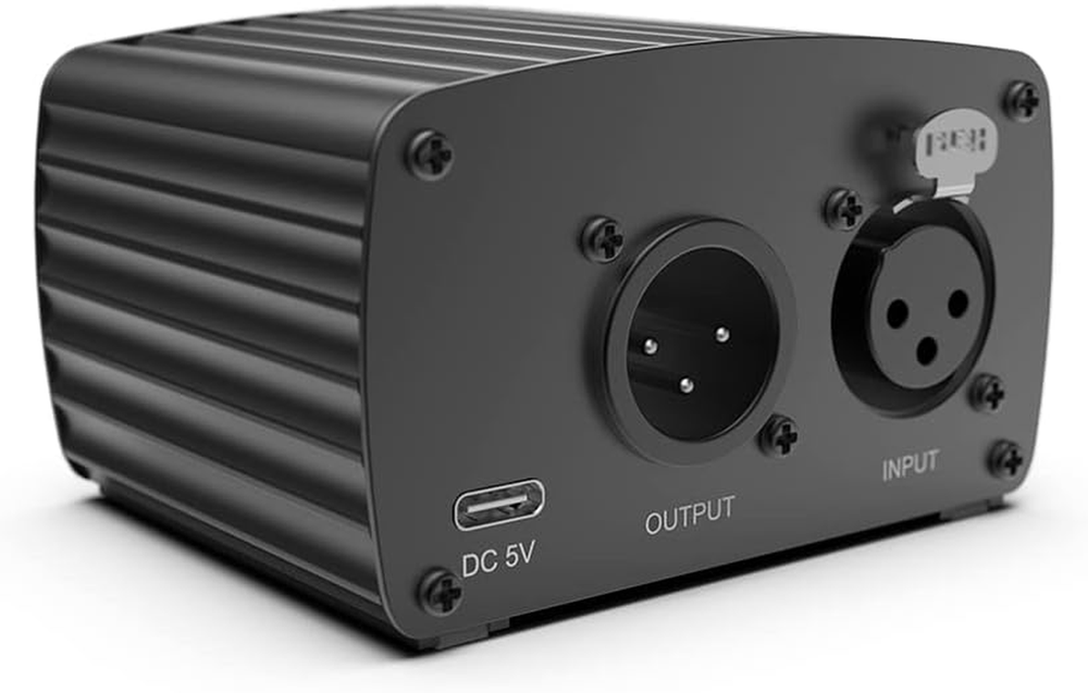 48V Phantom Power Supply for Condenser Mics in Studio Recording