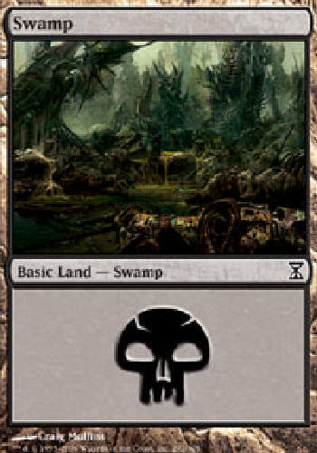 SWAMP #292 X4 4X Time Spiral MTG Magic the Gathering Foil Card DJMagic