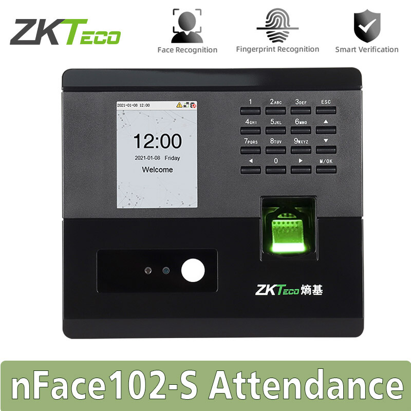 Zkteco nFace102-S Biometric Attendance System with Fingerprint & Face Recognition-image