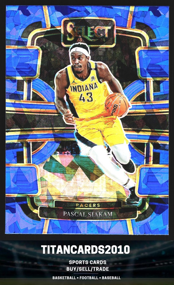 2023-24 Select Concourse Blue Cracked Ice Pascal Siakam Indiana Pacers