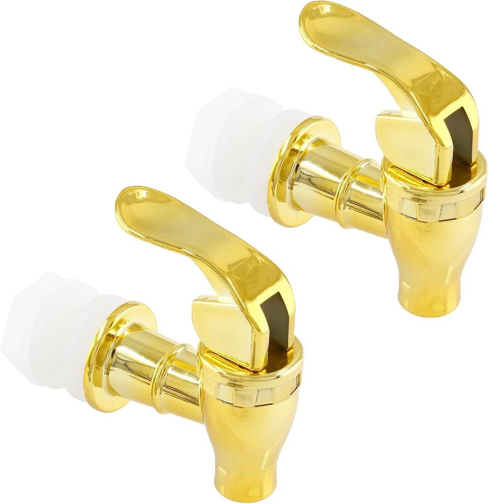2PCS Plastic Push Style Faucet Spigot Replacement for Beverage Dispenser