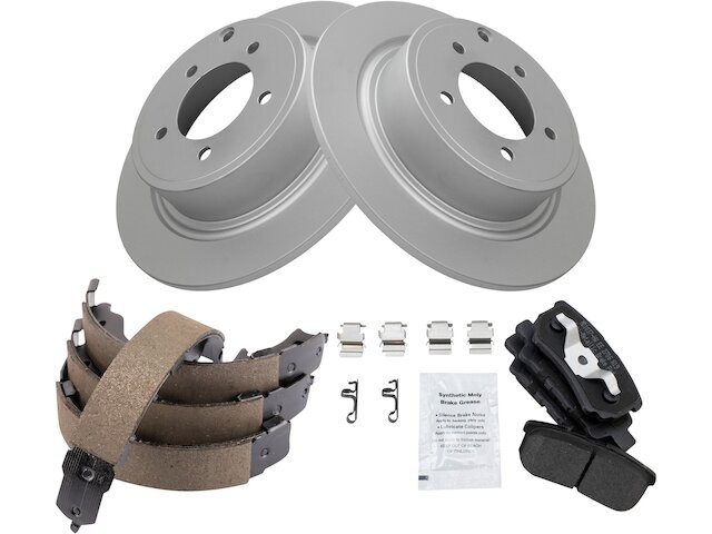 Jeep Patriot 2007-2017 Rear Brake Pad Rotor & Parking Brake Kit 93FPTC