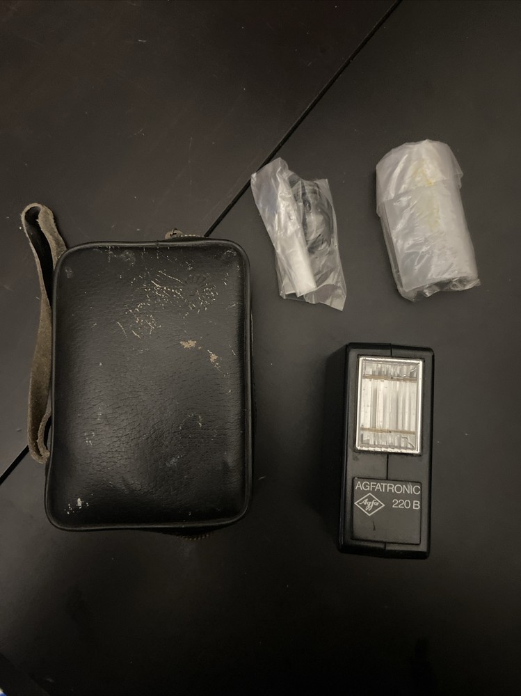 Agfa AgfaTronic 220B Vintage Camera Flash Untested For Parts