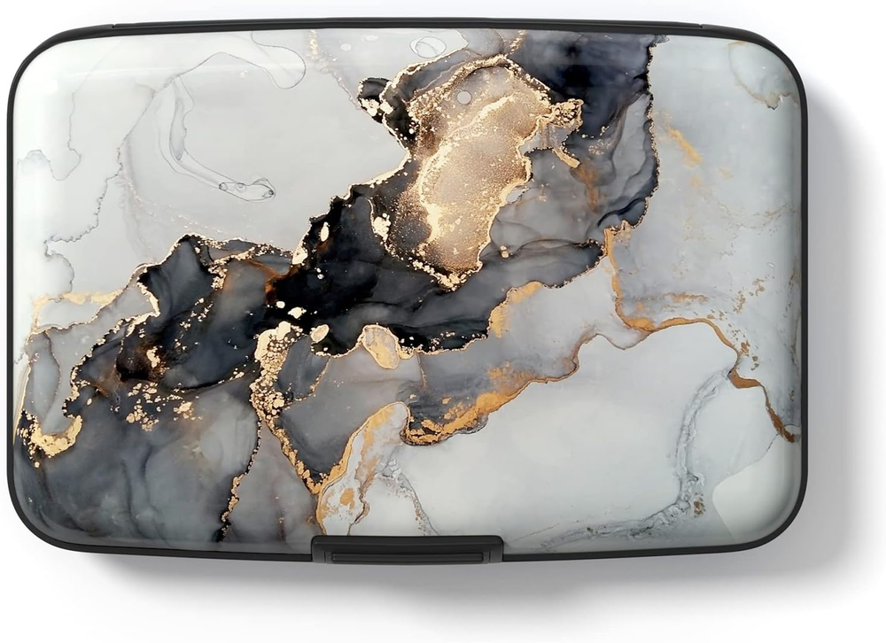 Credit Card Holder, Small RFID Metal Credit Cards Wallet Cute Business Card Hold