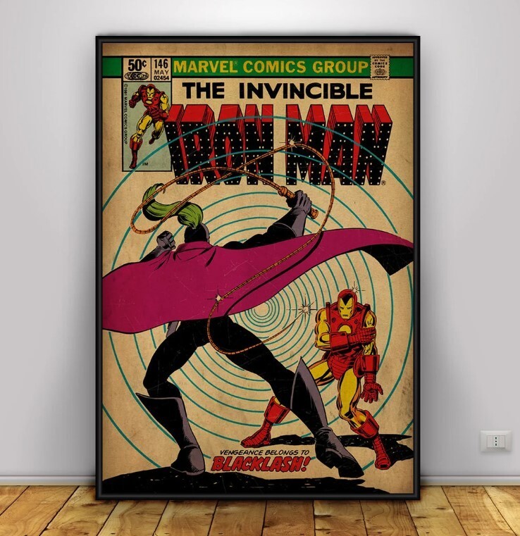Old Marvel Movie Comic Book CoversPoster | Wall Art | Wall Prints 8