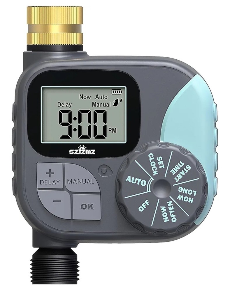 Automatic Digital Hose Timer for Drip Irrigation and Garden Sprinkler Control-image