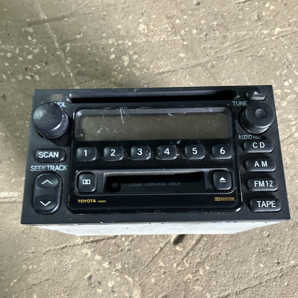 1999-2001 Toyota 4Runner CD Cassette Tape Radio Stereo AD6803 86120-08111 Camry