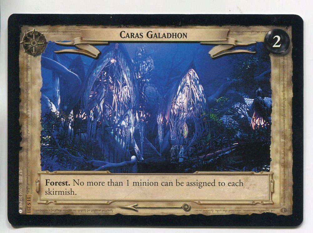 Lord Of The Rings CCG Shadows 11S231 Caras Galadhon