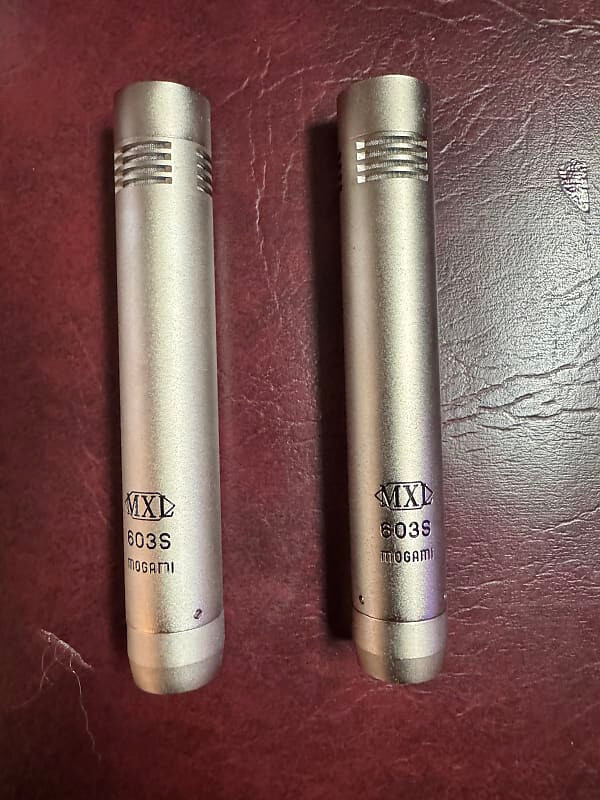 Pair of MXL 603S Mogami Cardioid Small Diapragm Condensers