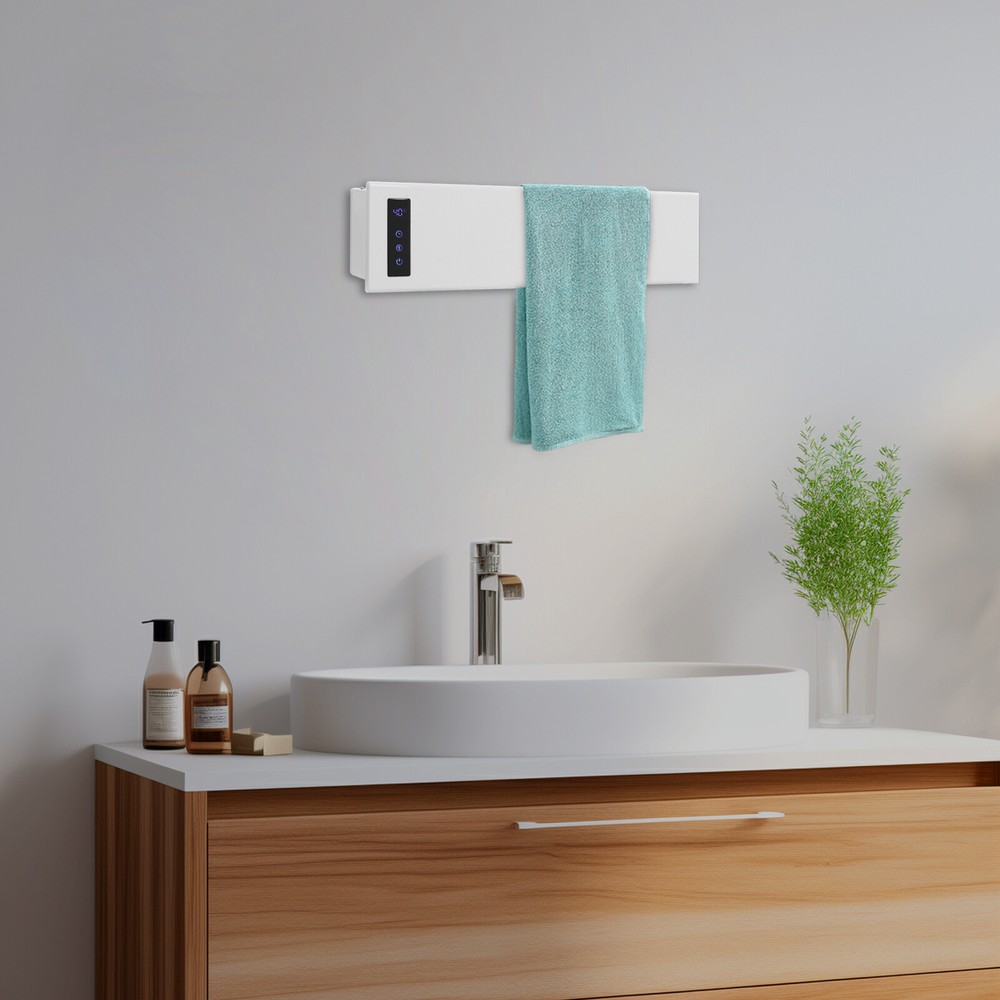 Electric Towel Heater 100W US Standard Plug Wall-mounted Towel Heater Rack IPX4