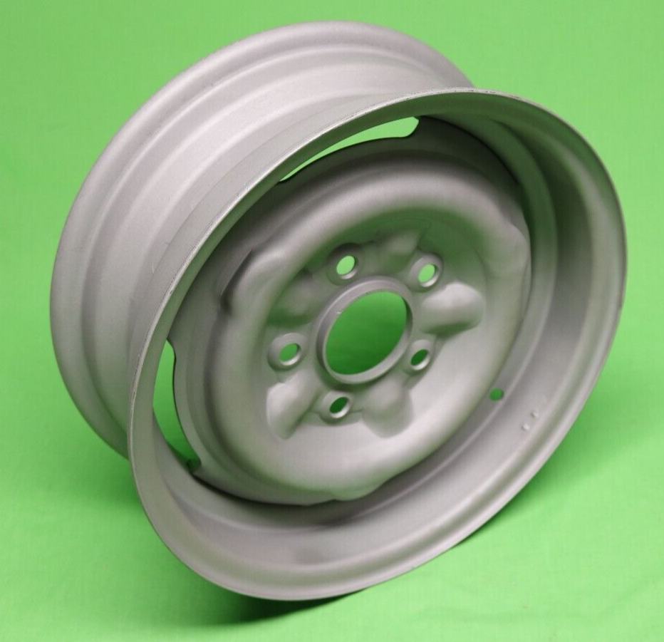 OEM 1960's 1970's Chevrolet General Motors 14” x 5” 5 Lug Steel Wheel Rim