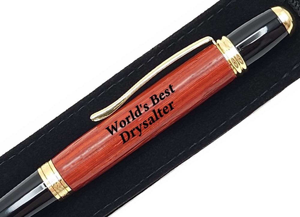Gift For Drysalter World's Best Drysalter Present Engraved Pen