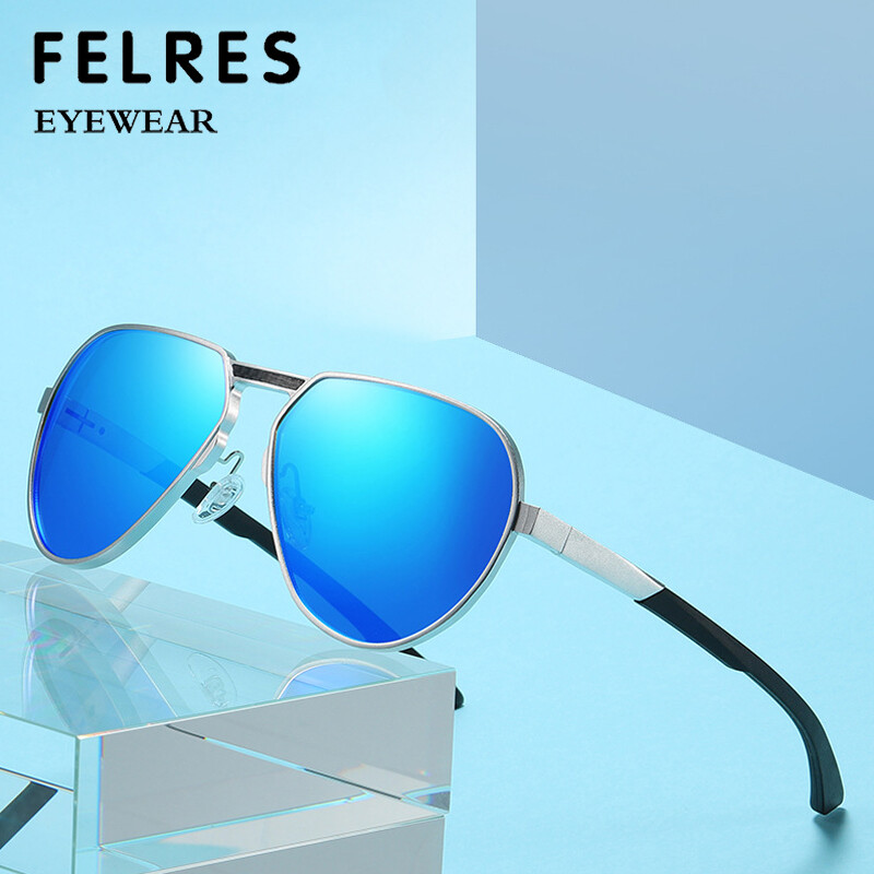 Metal Polarized Sunglasses Men Women Outdoor Driving Shade Glasses UV Protection