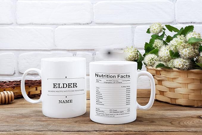 Personalized JW Mug Featuring Elder in Multiple Hats Caring for Others-image