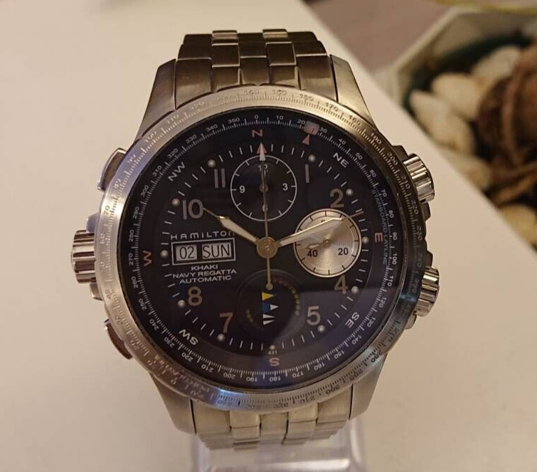 HAMILTON Khaki X-Wind REGATTA H776360 Chronograph Automatic Men's watch from JP