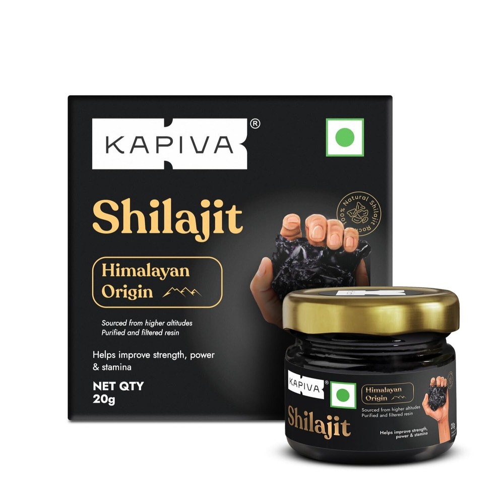 Pure Himalayan Shilajit Soft Resin for Energy & Stamina by Kapiva