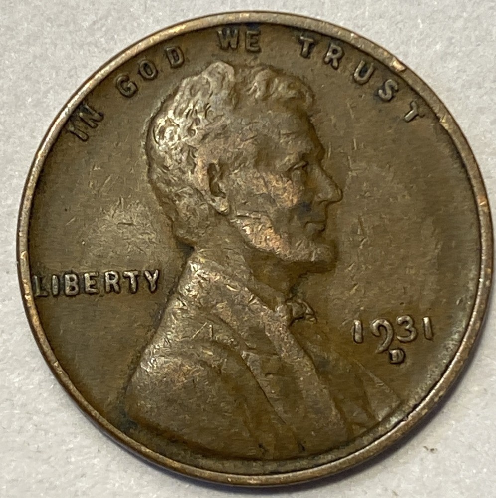 1931-D Lincoln Wheat Penny VF/XF Nice Original Brown Better Date