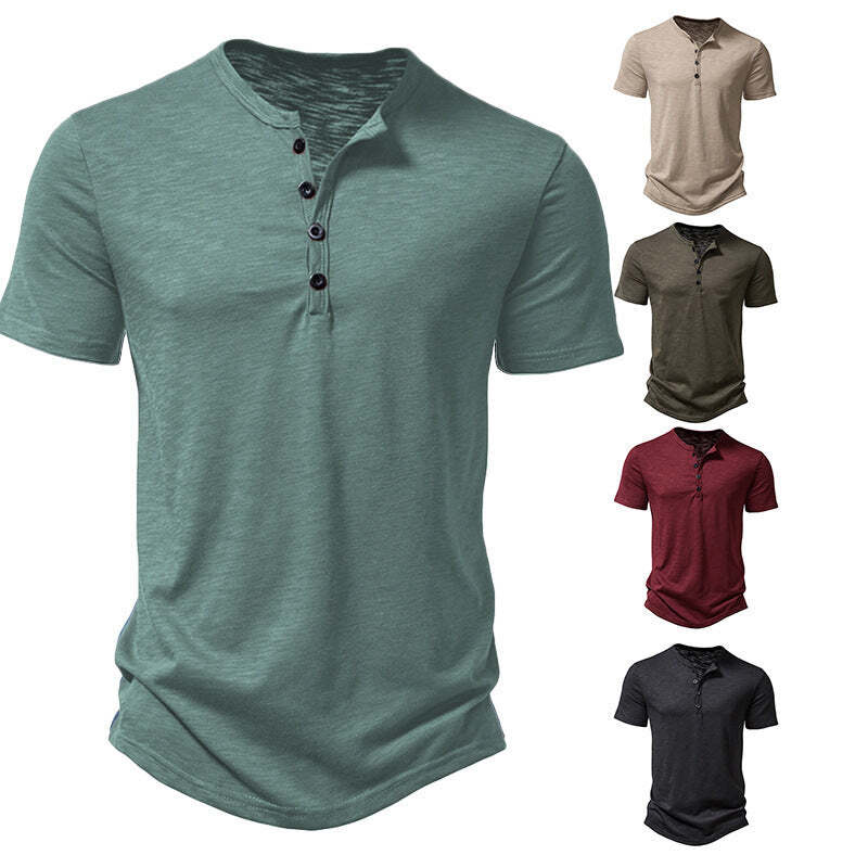 Men's Cross-border Casual Short-sleeved T-shirt-image