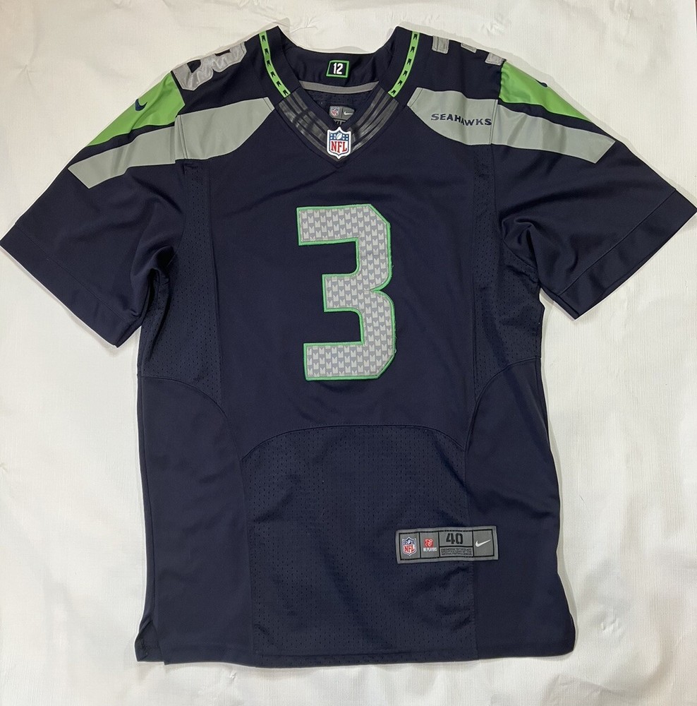 Nike Seattle Seahawks Russell Wilson Jersey Men's Size Medium