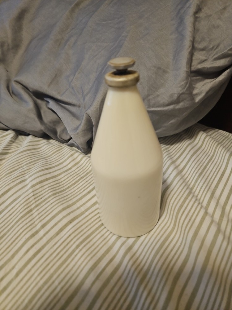 Vintage Old Spice Bottle With Metal Lid  And Plastic Top & NO LABEL Smell Like