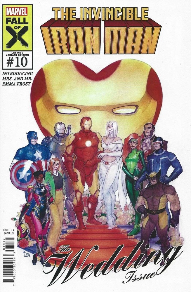 Iron Man (7th Series) #10G VF/NM; Marvel | 660 1:50 Variant Wedding Issue - we c