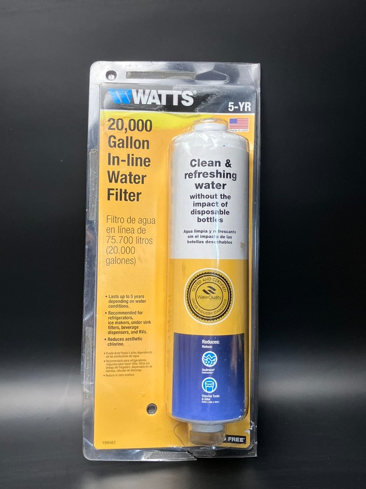 Premier Watts 20000 gal Inline Water Filter for Commercial Coffee Machines  