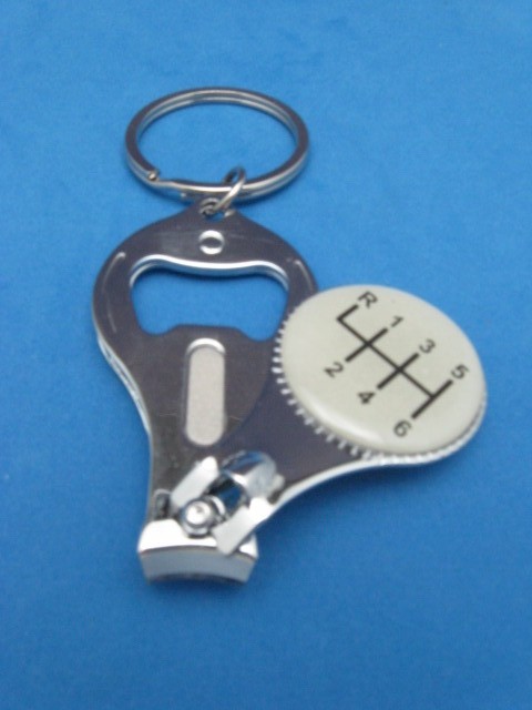 6-Speed Multi-Tool Keyring with Nail Clipper and Bottle Opener