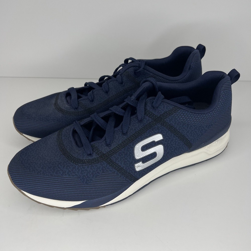 Skechers OG 90 Cozine Classic Comfort Shoes Men's Size 14 Navy Lace Up Sneakers