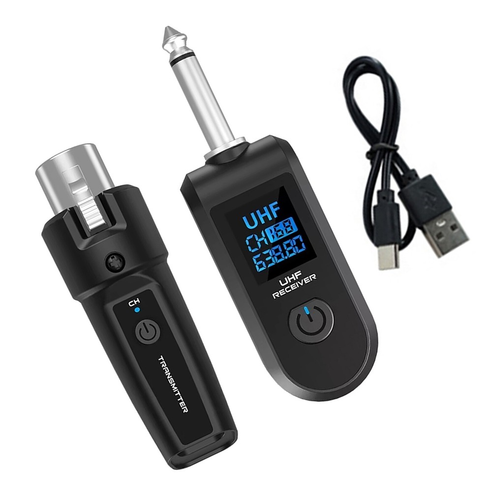1set Wireless Audio Transmitter&Receiver UHF XLR Adapter Widely Applicant