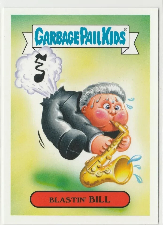 Blastin Bill 4a Garbage Pail Kids GPK 2019 We Hate the 90s Trading Card