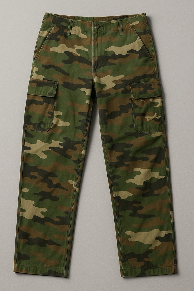Wrangler Men's Relaxed Fit Cargo Pants 33W x 32L in Camo
