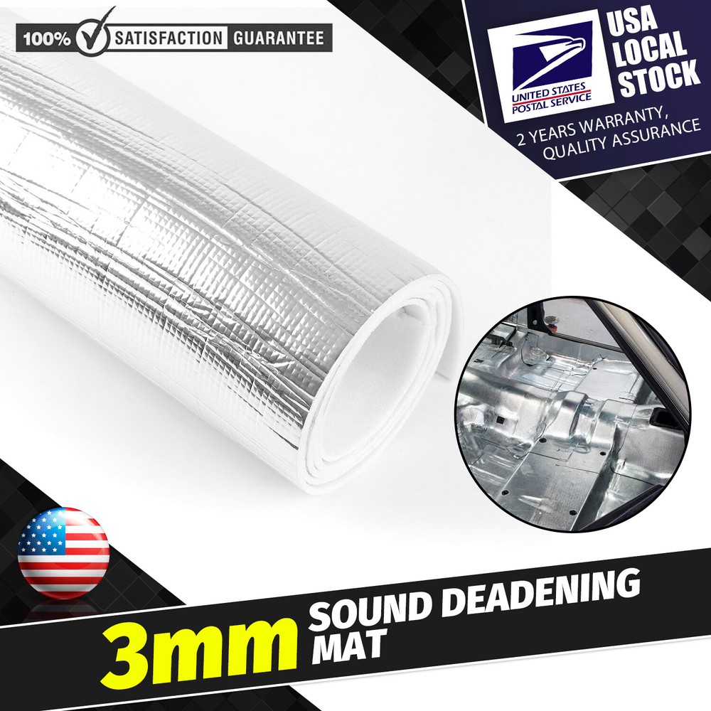 Sound Deadening Mat Car & Home Interior Heat Shield Insulation Noise Reduce 3mm
