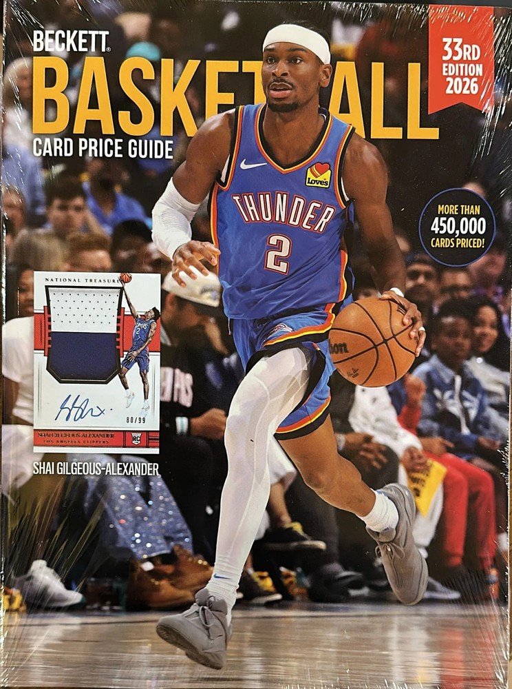 Beckett Basketball Card Price Guide Magazine 33rd Edition 2026 Free Shipping