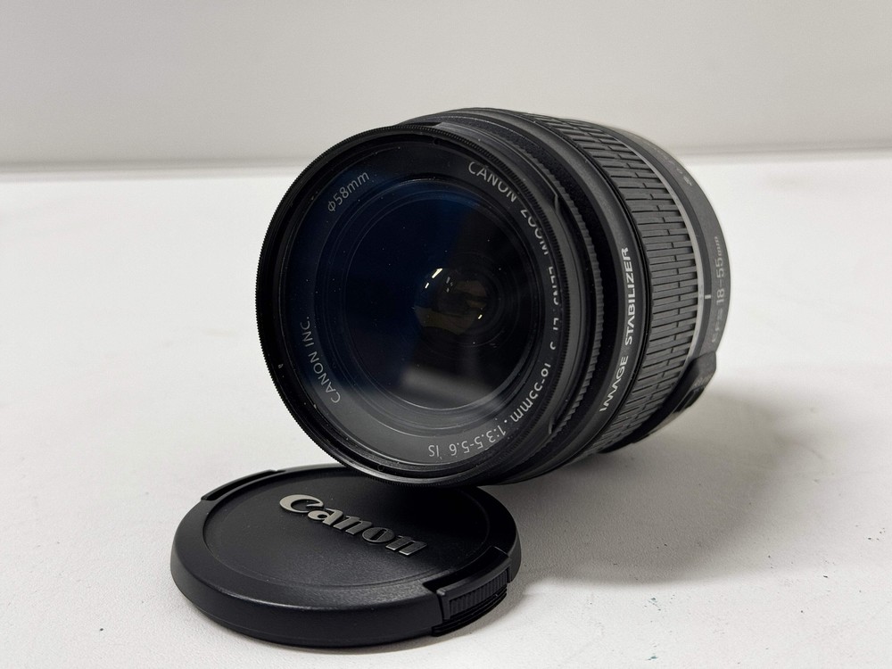Canon EF-S 18-55mm f3.5-5.6 IS II Lens EFS W/Tiffen 58mm UV Filter(Untested)