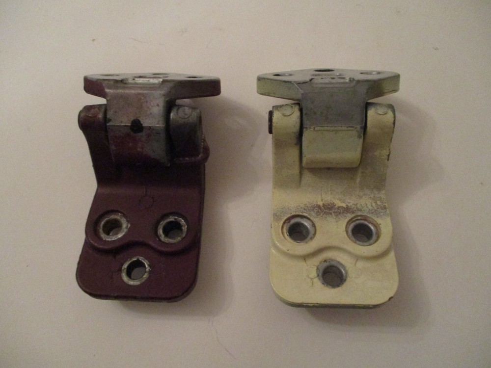 OEM GM 1966-67 Pontiac GTO Lemans Tempest CAST ALUMINUM Upper Door Hinges
