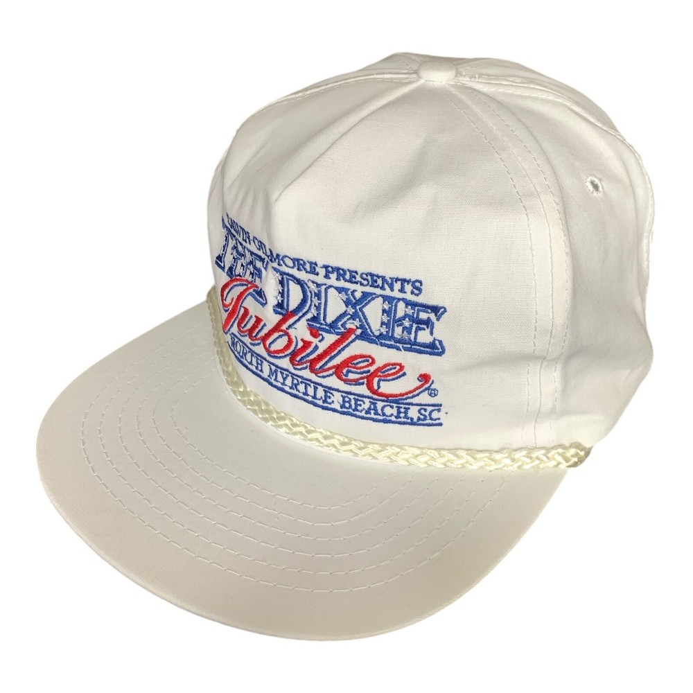 The Dixie Jubilee Hat Cap Snapback Calvin Gilmore North Myrtle Beach SC White