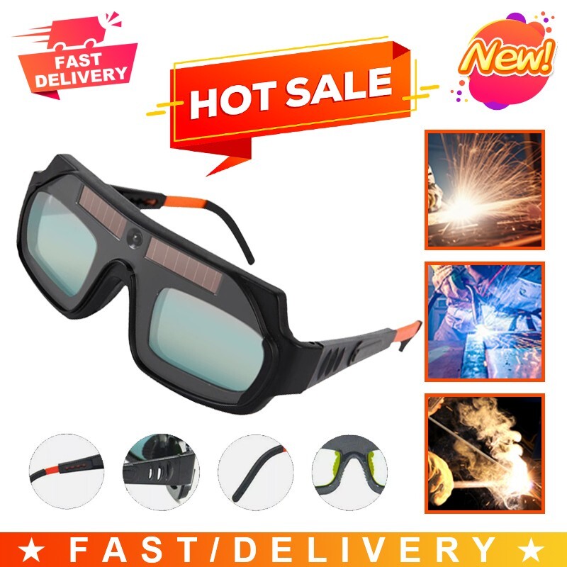 Solar Powered Auto Darkening Welding Mask Helmet Eyes Goggle Welder Glasses USA