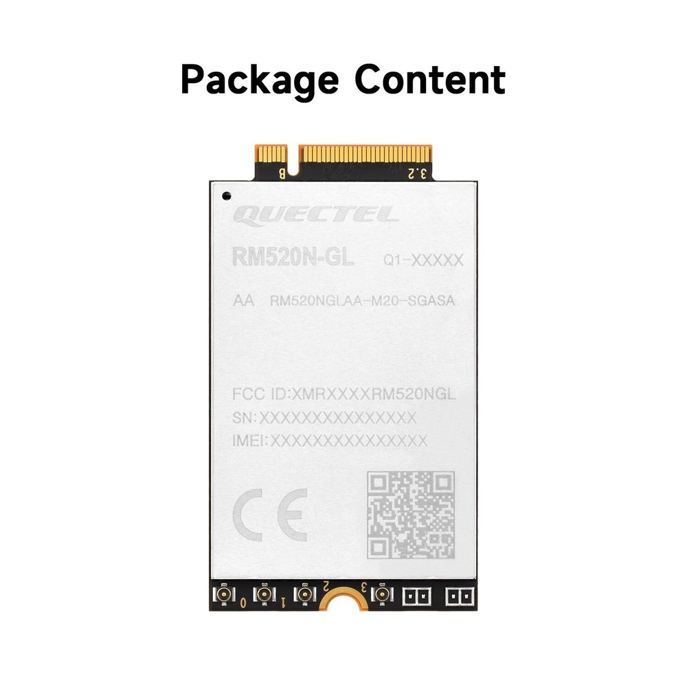 Quectel RM520N-GL IoT 5G Global Band Module, 5G Sub-6G Module M.2 Form Factor-image