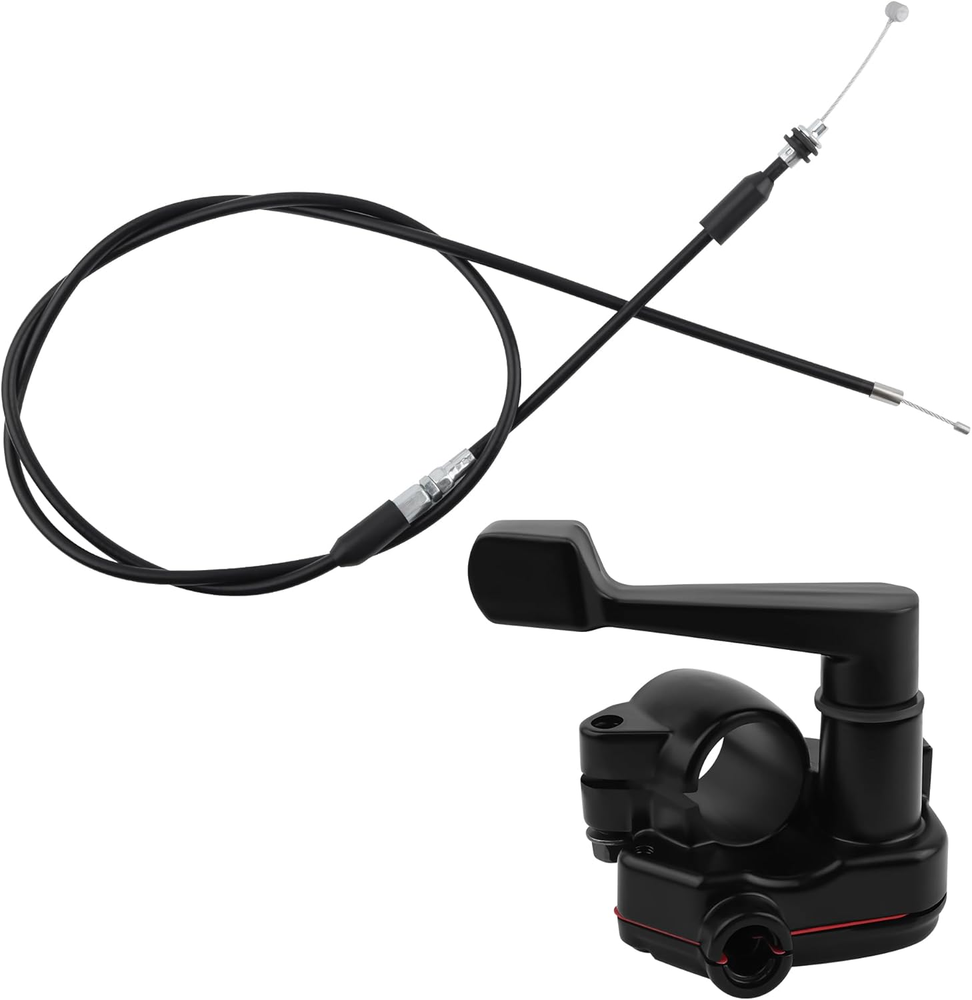 7/8'' 22Mm Thumb Throttle Kit with Throttle Cable,Aluminum Motorcycle/Mini Bike