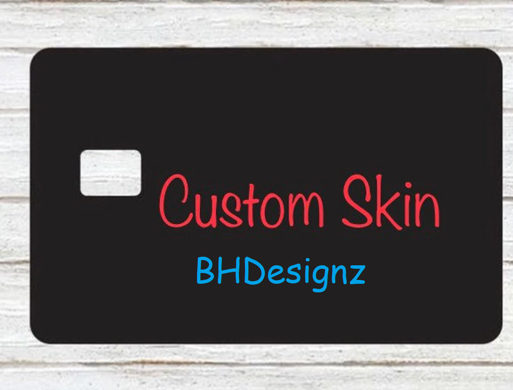 Credit Card Debit Skin Cover Sticker Decal Personalize Image Custom Top Quality-image